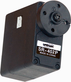 Spring SR402P Servo180 Grados, 57g. Rodamientos